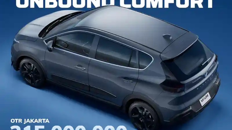 Foto - Harga VinFast e34 Dirilis, Lebih Murah Dibandingkan Wuling BinguoEV Di Luar Rental Baterai