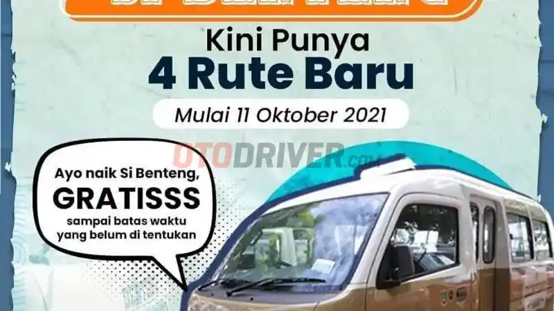 Foto - Si Benteng, Angkot Unik Dari Tangerang Yang Berdesain Retro