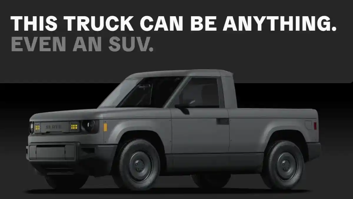 Mobil Listrik - Slate Sodorkan Konsep Truck EV Ringan Yang Bisa Diubah Jadi Sebuah SUV