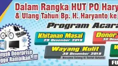 Foto - Meriahnya Rangkaian Acara Di HUT PO Haryanto