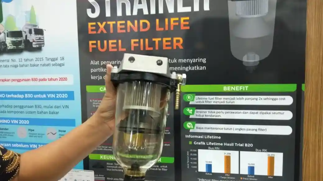 Foto - Hino Lawas Bakalan Aman B30 Dengan Strainer Garapan Hino Indonesia
