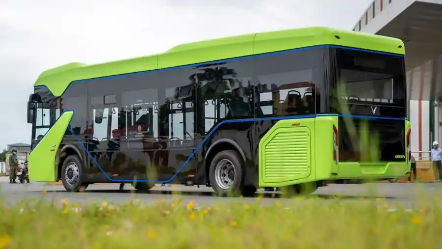 Foto - Bus Listrik Buatan Vietnam Mulai Mengaspal
