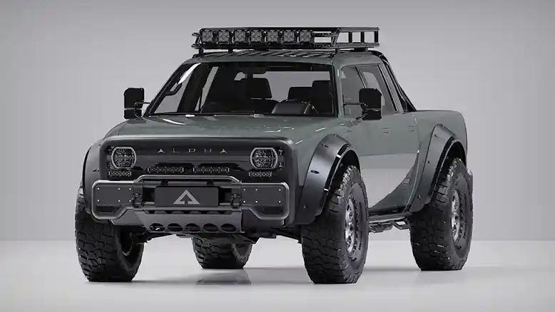 Pikap - Alpha Motor Tampilkan Superwolf Crew Cab dan aksesorinya