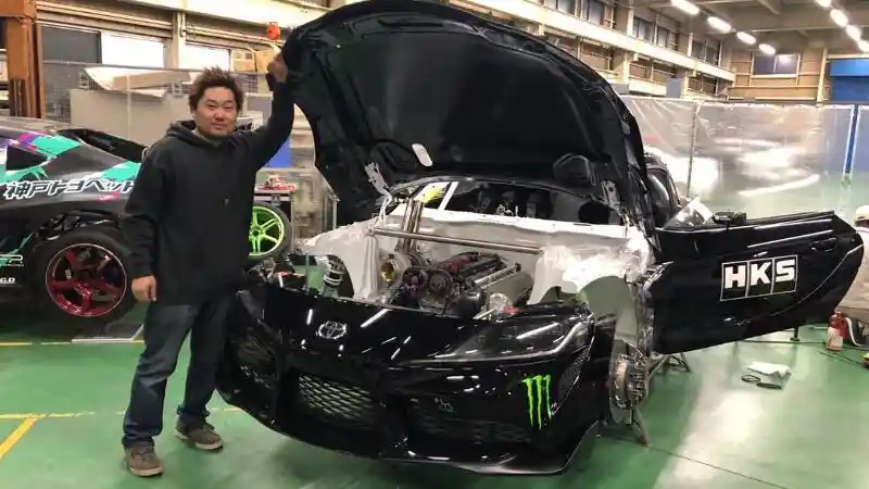 Foto - Inilah Engine Swap Pertama Pada Toyota Supra Generasi Terbaru 