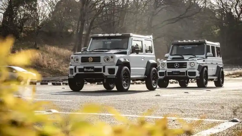 Foto - Keren, Jimny Berwujud G-Class Ada di Jepang 