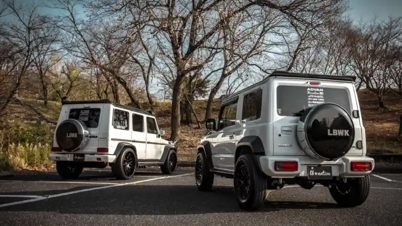 Foto - Keren, Jimny Berwujud G-Class Ada di Jepang 