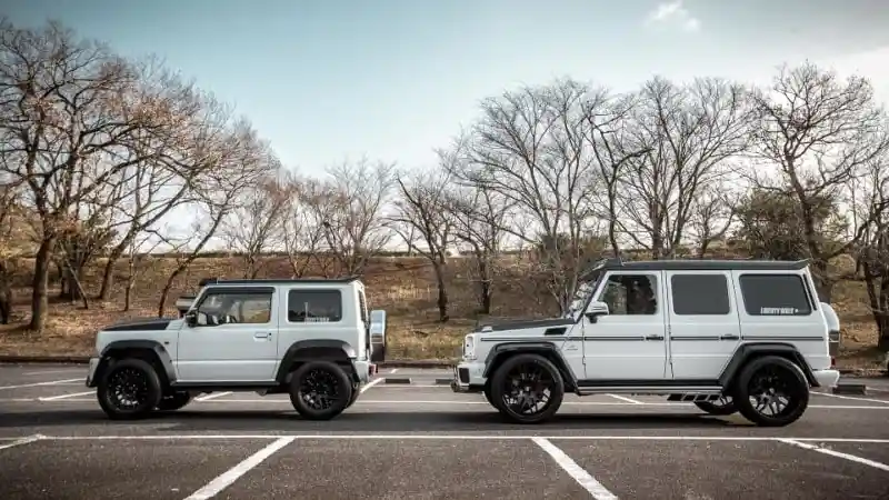 Foto - Keren, Jimny Berwujud G-Class Ada di Jepang 