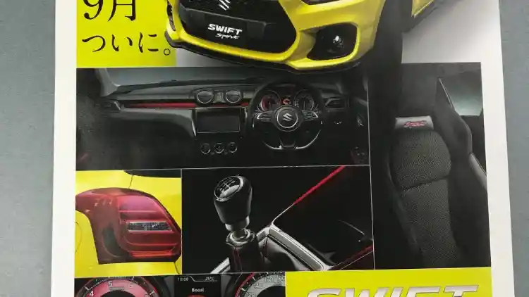 Foto - Suzuki Swift Sport Berpenampilan Layaknya Mobil Balap, Ini Bocorannya