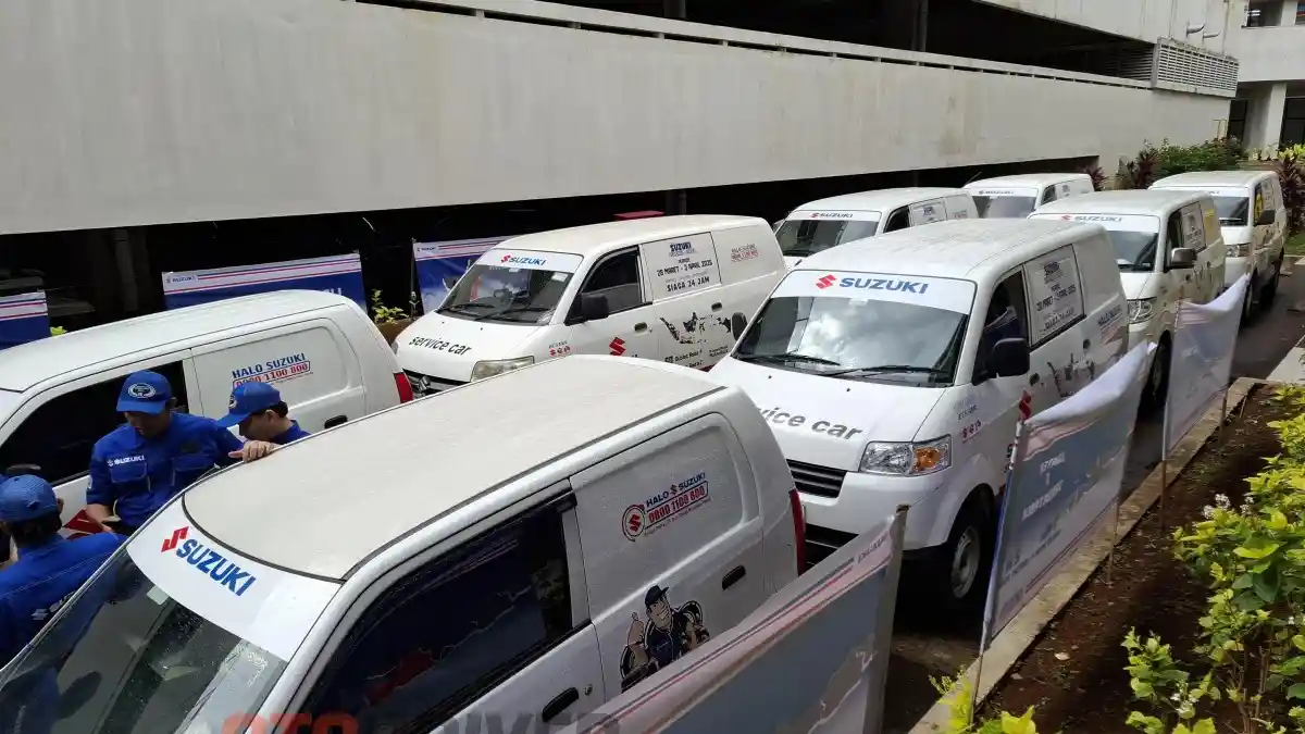 Foto - Bengkel Siaga Suzuki Siap Membantu Para Pemudik Lebaran 2025