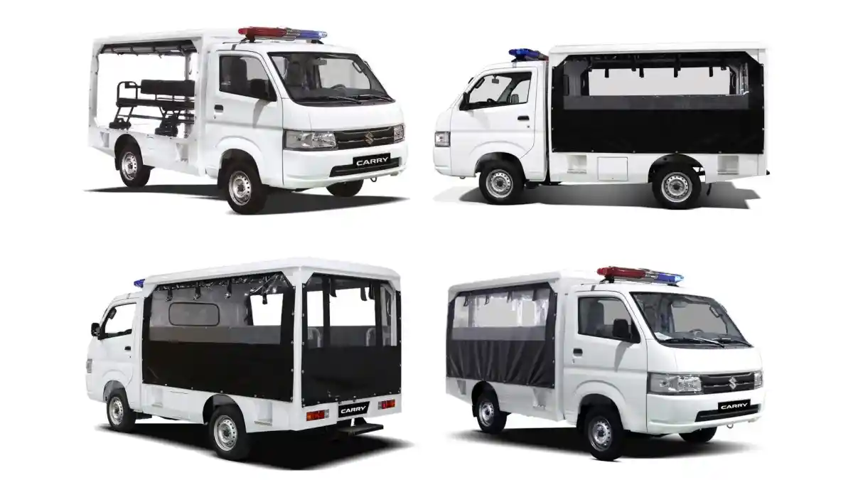 Foto - Di Indonesia Jadi Mobil Angkut Cabai, di Filipina Suzuki Carry Asal Indonesia Jadi Mobil Patroli Polisi