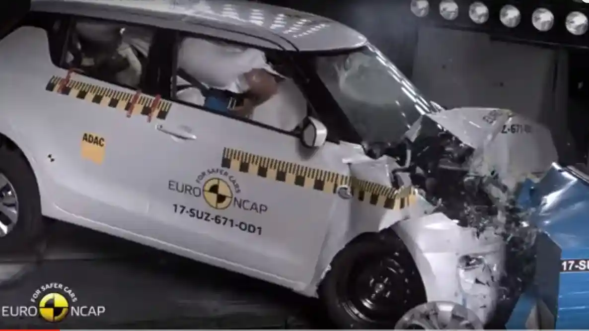 Foto - VIDEO: Crash Test Suzuki Swift 2017 (Euro NCAP)