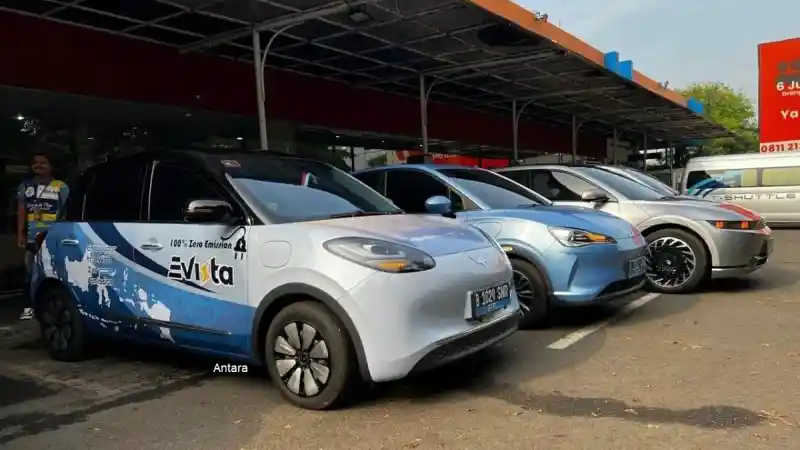 Berita - Evista, Sediakan Taksi Listrik Merek Hyundai, Neta, Dan Wuling