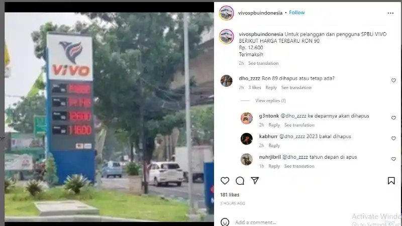 Foto - Vivo Luncurkan BBM Revvo 90 Pesaing Pertalite