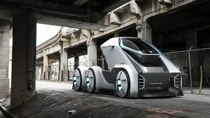 Truk - Ini Wujud Imajinasi Truk Luar Angkasa Tesla 