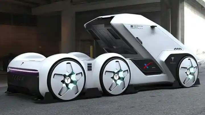 Foto - Ini Wujud Imajinasi Truk Luar Angkasa Tesla