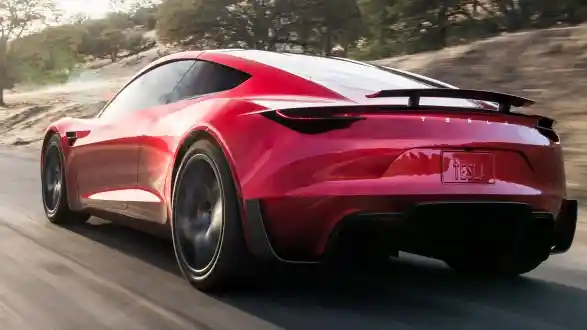 Foto - Tesla Roadster Diperkenalkan, Akselerasinya Bikin Merinding!