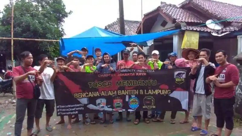 Berita - Komunitas Toyota Sienta Inisiatif Bantu Korban Tsunami