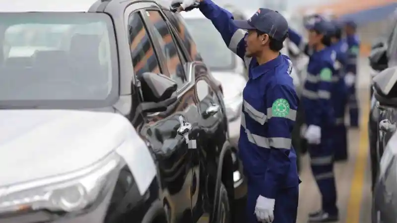 Foto - Rekor Kelam Ekspor Mobil Buatan Jepang