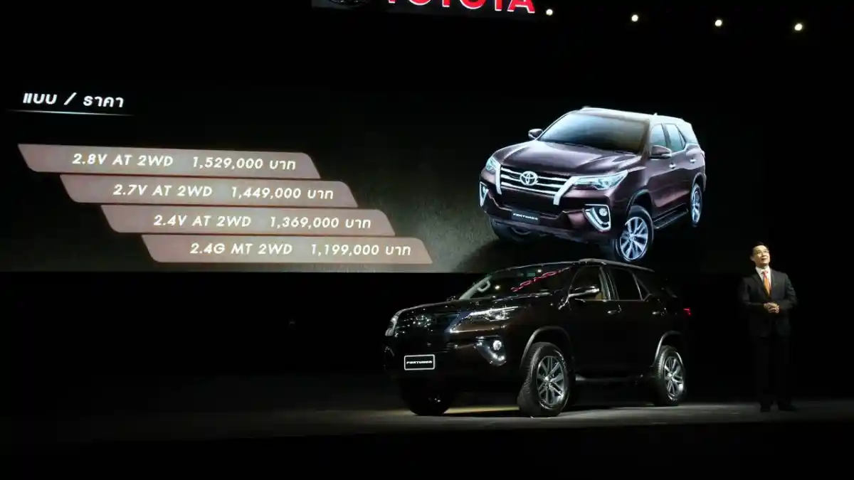 Berita - Mengapa All New Toyota Fortuner Diluncurkan di Thailand?