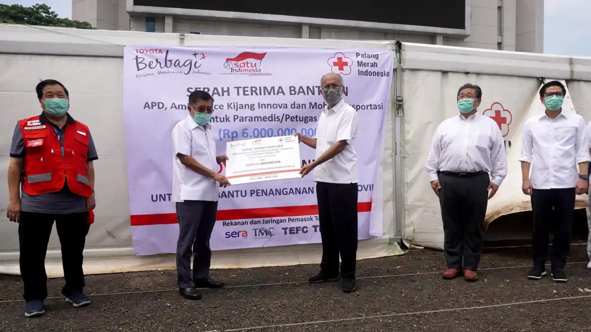 Berita - Toyota Indonesia Semakin Intensif Berikan Bantuan Penanganan Wabah Covid-19