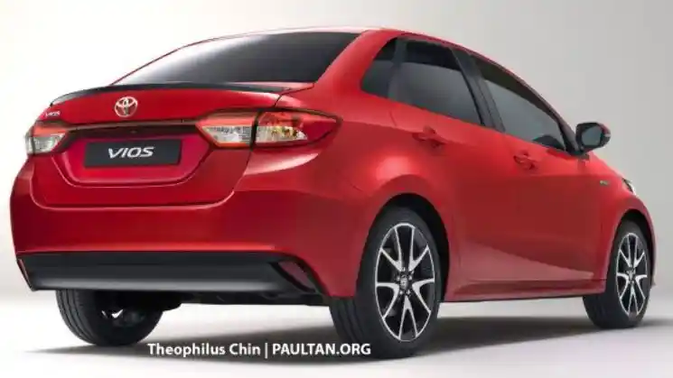 Foto - Rendering Tampilan Vios yang Akan Meluncur di Malaysia