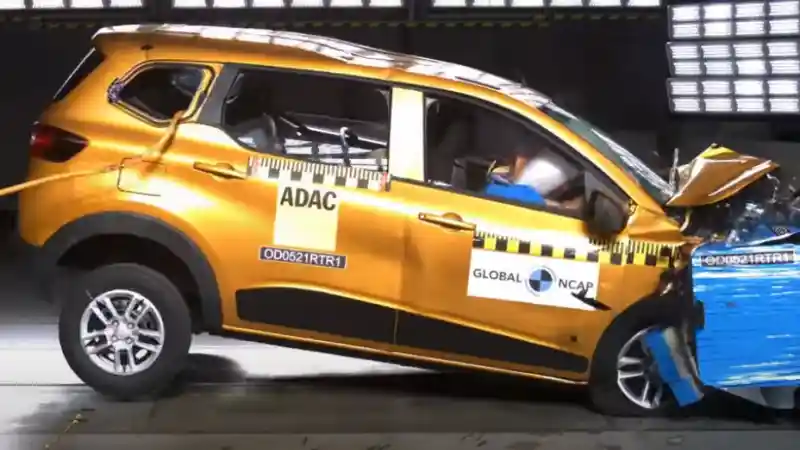 Crash Test - VIDEO: Crash Test Renault Triber (Global NCAP )