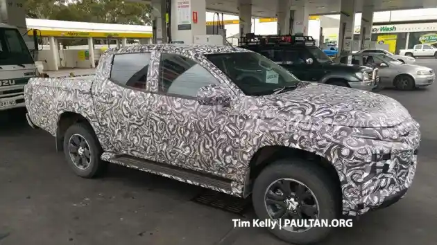 Berita - SPY SHOT: Mitsubishi Triton Facelift Bermuka Xpander