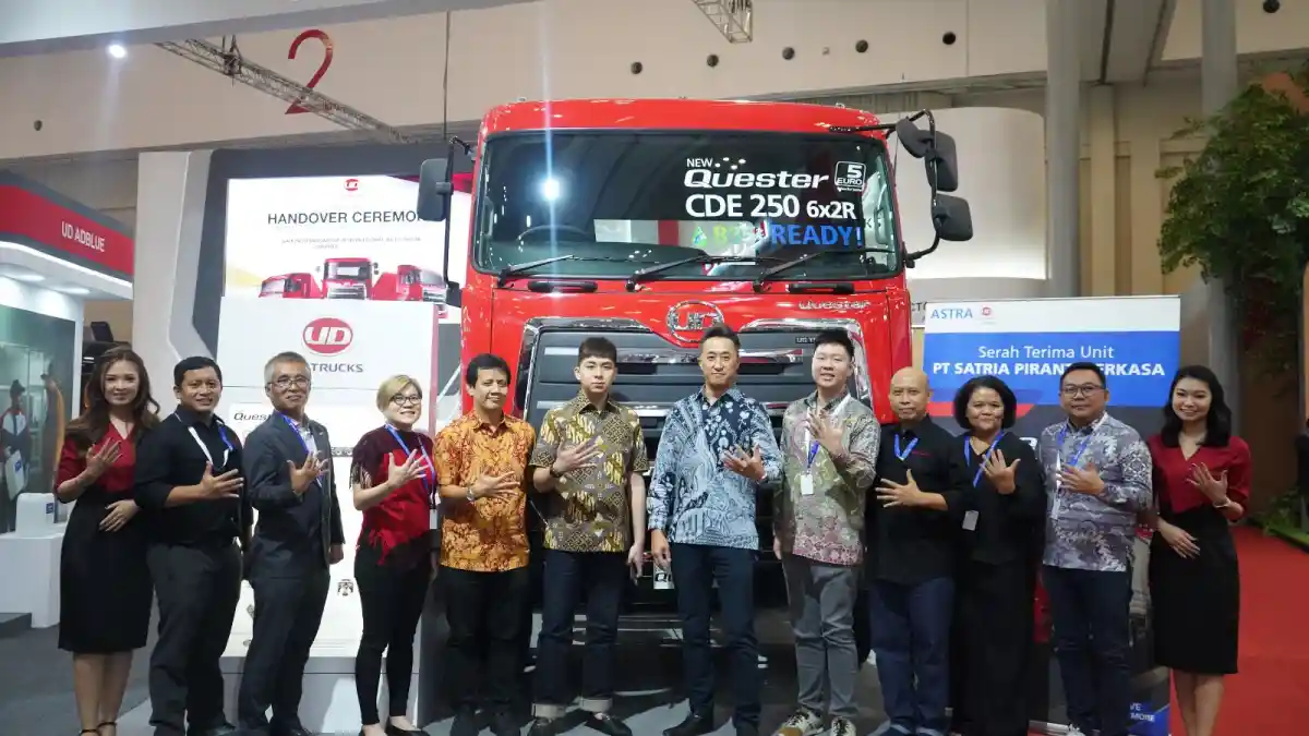 Foto - Handover di GIIAS 2023, Pesanan 30 Unit Quester CDE 250 Euro5