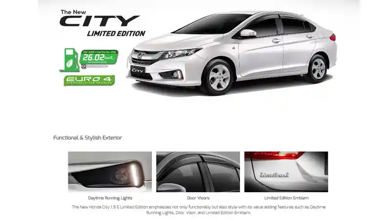 Foto - Honda City Limited Edition Memasuki Pasar Filipina
