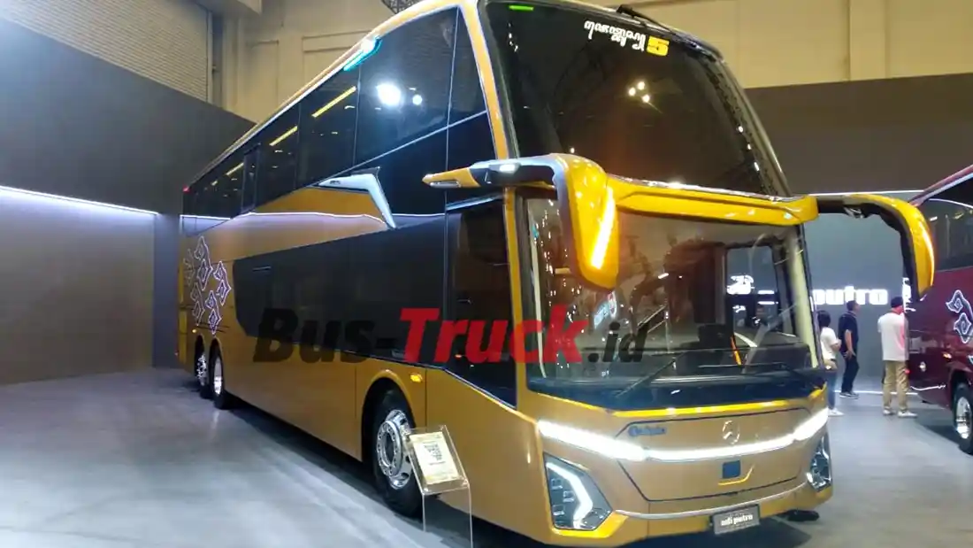 Foto - Bus Double Decker Dan Sleeper Kini Makin Sempit?