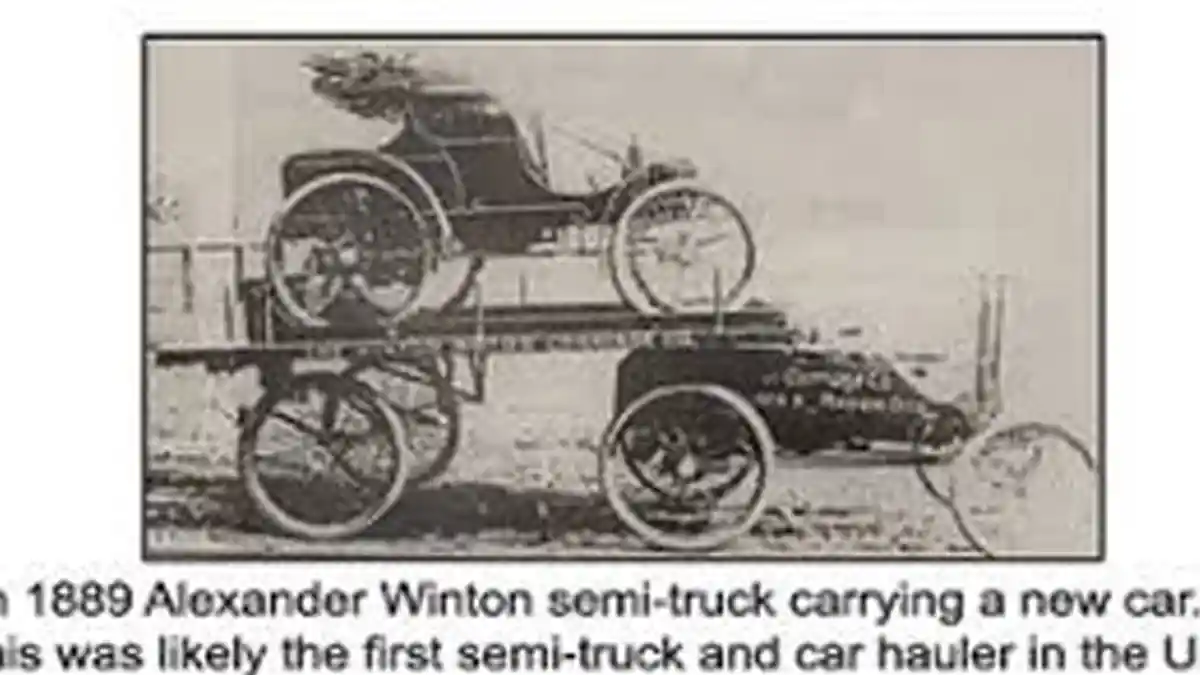 Foto - Truk Trailer Pertama Adalah Sebuah Truk Pengangkut Mobil