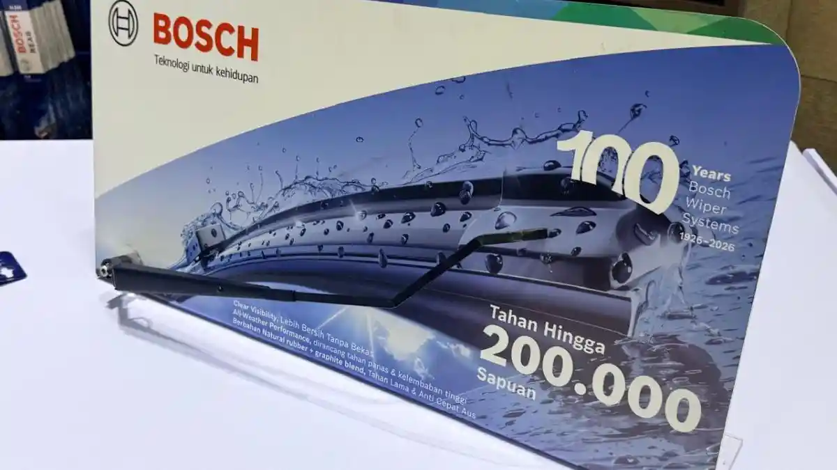 Foto - Bosch Ingatkan Wiper Mobil Perlu Diganti Setiap Enam Bulan, Ini Alasannya