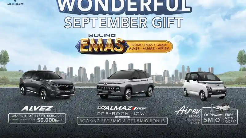 Foto - Wuling Gelar Promo Menarik dan Berhadiah Emas Di September Ini