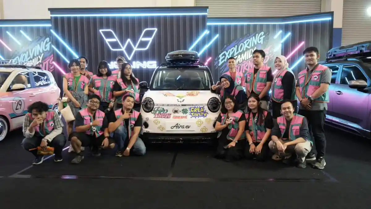 Foto - Wuling Aira EV Modifikasi Jadi Pusat Perhatian di IMX 2026
