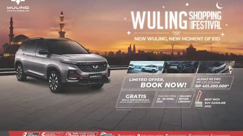 Foto - Wuling Kasih Potongan Harga Hingga Rp 25 Juta Untuk Almaz di Event Ini
