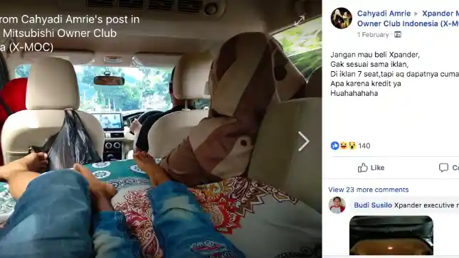 Foto - Duh, Ada Mitsubishi Xpander yang Pakai Kasur Lagi