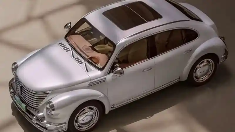 Foto - Anti Mainstream, Mobil Hybrid Ini Tampil Bergaya 50-an