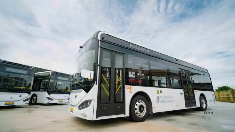 Bus - Kalista Rilis 60 Bus Listrik Higer Di Medan