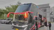  Bus Sleeper Double Decker Pertama PO Juragan 99 Cetak Rekor MURI