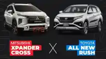  Xpander Cross VS All New Rush, Mana yang Dipilih Netizen?