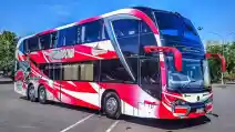  FOTO : Bus Cantik Double Decker Ini Akan Mengisi Booth Karoseri New Armada di Busworld 2019