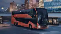  Volvo Rilis Bus Tingkat 9700 DD, Bodinya Garapan Karoseri Finlandia