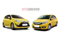  Komparasi Spek Toyota Agya TRD VS Honda Brio Satya E CVT