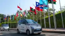  100 Wuling Air ev Layani Delegasi AIS Forum 2023