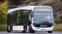  Unik Nih, Bus Listrik Alstom Aptis Yang Bisa Jalan Ala Kepiting