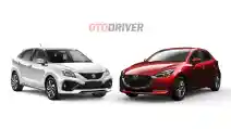  Komparasi Spek Baleno Hatchback Facelift VS Mazda 2