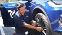  Goodyear Rancang 'Ban Pintar' Dengan Mobil Tesla, Ini Kecanggihannya