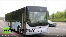  VIDEO: Cina Berhasil Bikin Bus Tanpa Sopir