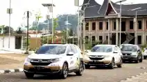  Rombongan CR-V Honda CR-V Turbo Masuk Padang Setelah Menjelajah 1.400 KM