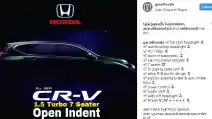  Honda CR-V Generasi Terbaru Spek Indonesia Mulai Bocor Informasinya, Menjadi 7 Seater!